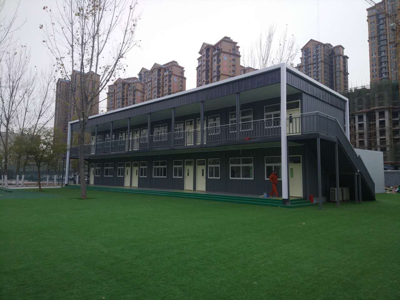 河南教育系統首例——集裝箱教室